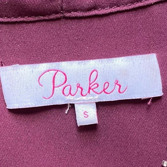 Parker Cathryn Silk Mini Ruffled Boho Dress - Picture 6 of 6